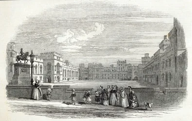 O Grande Quadrângulo, Castelo de Windsor, de &39;The Illustrated London News&39;, 10 de outubro de 1846